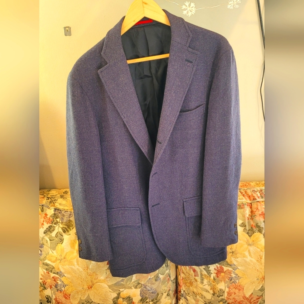 J.press blue wool blazer